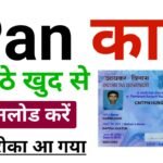 PAN Card Download Kaise kare 2024 (Direct Link) : पैन कार्ड ऑनलाइन डाउनलोड कैसे करें ? यहां जाने